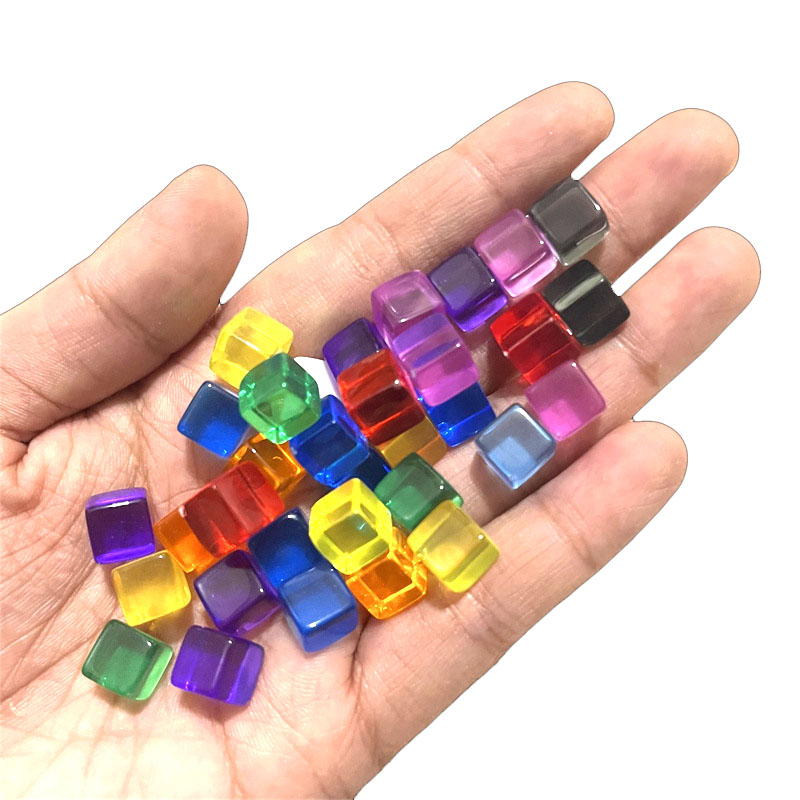 Board Game Vector - 100 pz/set 8mm Trasparente Cubo Dadi