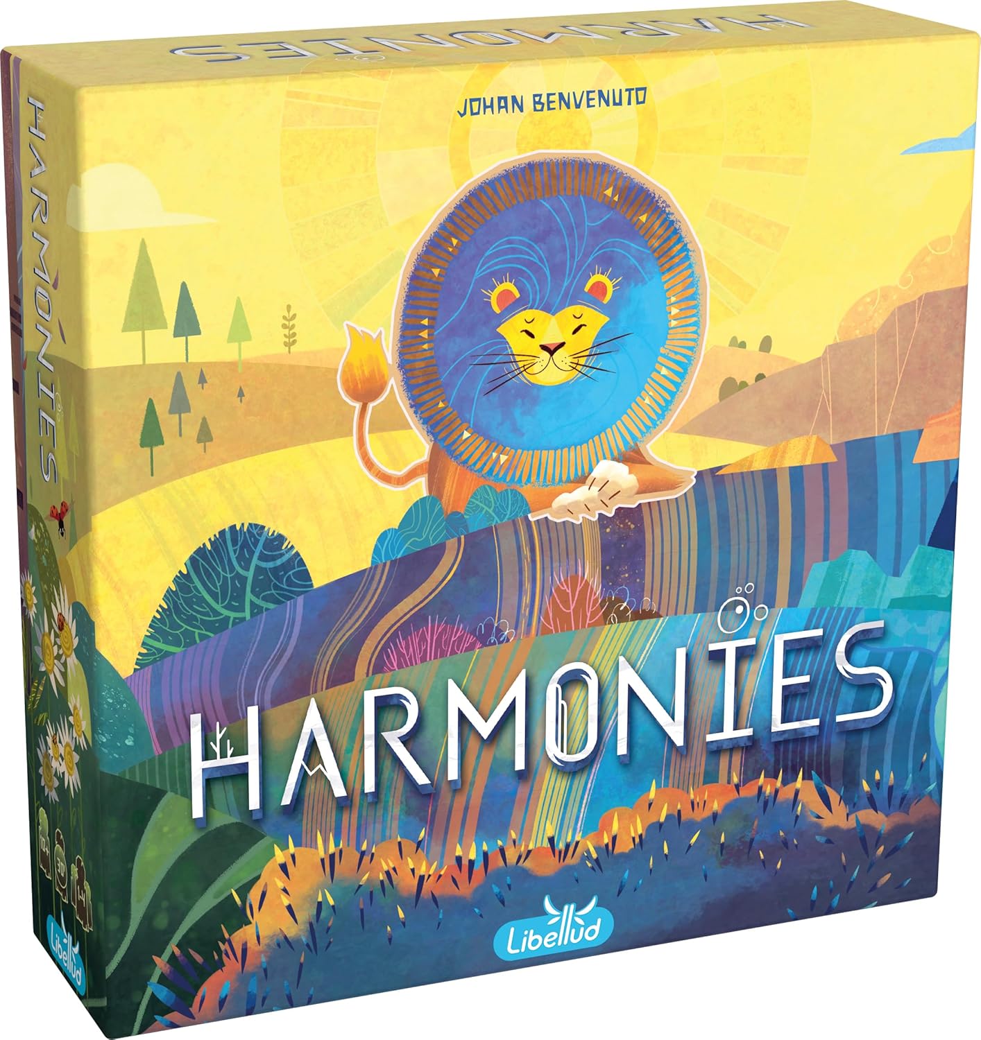 Board Game Harmonies - Gioco di puzzle Carta Re animale