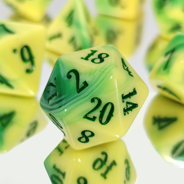 Board Game Digital - Set di Dadi DND in Acrilico