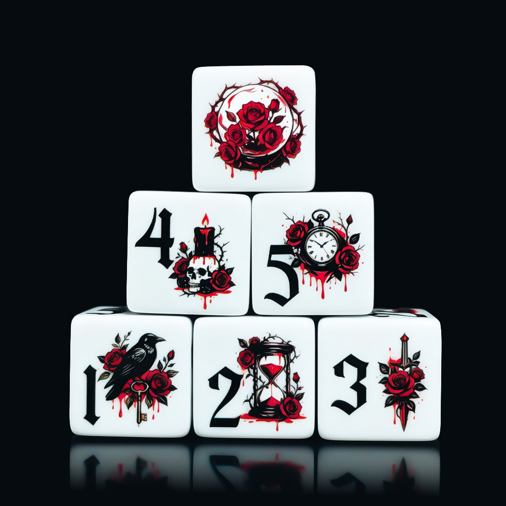 Set di 12 Dadi Acrilici D6 da  - Board Game Electronic Table recensione e prezzo