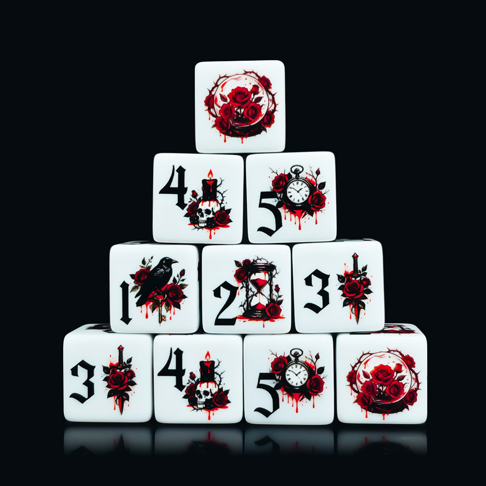 Set di 12 Dadi Acrilici D6 da  - Board Game Electronic Table recensione e prezzo