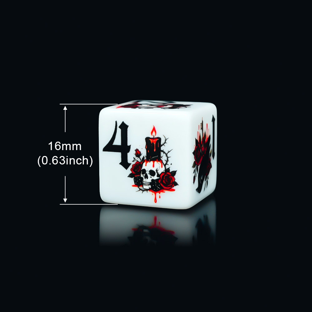 Set di 12 Dadi Acrilici D6 da  - Board Game Electronic Table recensione e prezzo