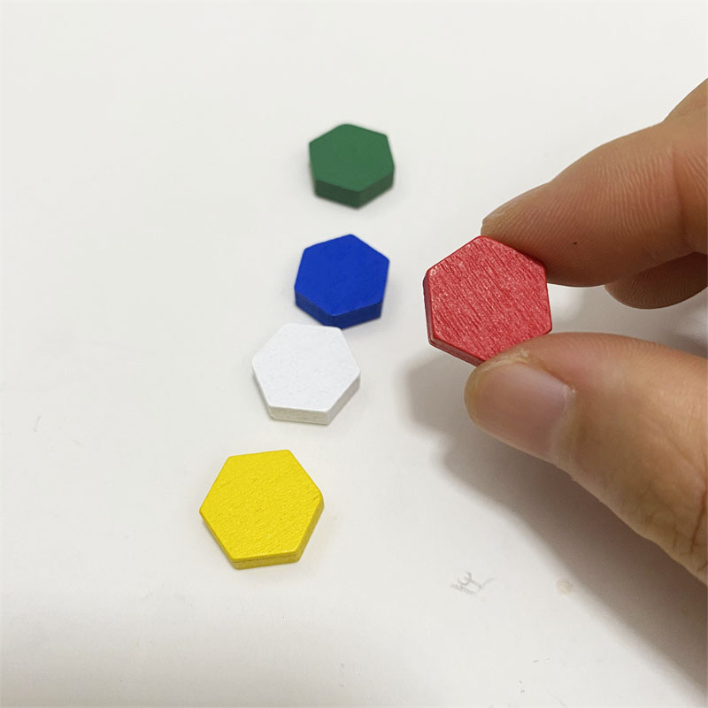 50 pezzi in legno prisma esago - Board Game Vector recensione e prezzo