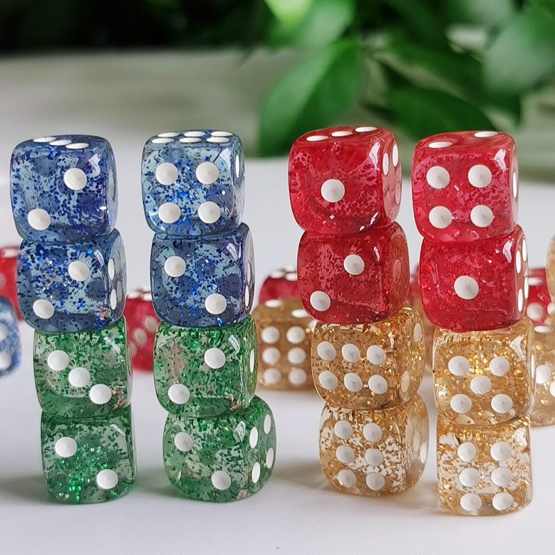 Set di 10 pezzi Glitter Dice R - Board Game Digital recensione e prezzo
