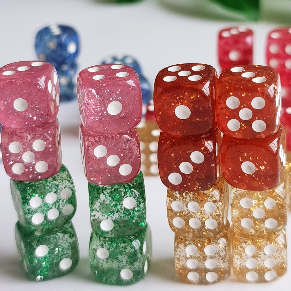 Set di 10 pezzi Glitter Dice R - Board Game Digital recensione e prezzo