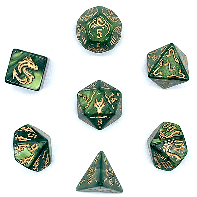 Set di 7 Dadi Poliedrici DND i - Board Game Electronic Table recensione e prezzo