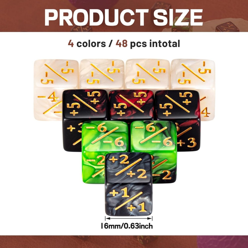 48 Pezzi Dadi Contatori -1/+1, - Game Token Counter recensione e prezzo