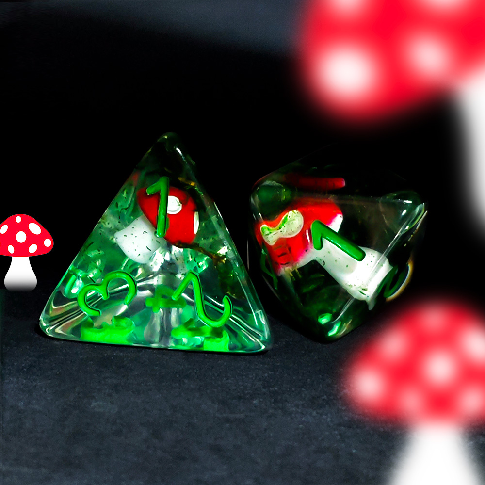 7 pz/set DND Dadi Resina Trasp - Dice Set Polyhedral recensione e prezzo