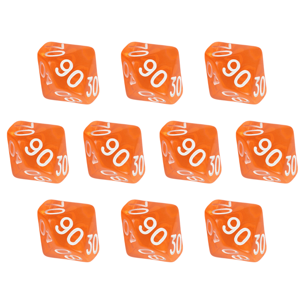 Set di Dadi D10 (00-90) Traspa - Board Game Digital recensione e prezzo