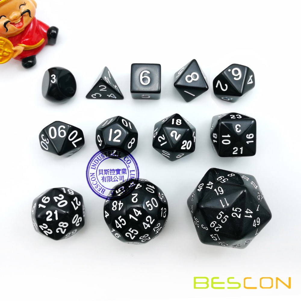 12pcs Dadi Poliedrici Set D3-D - Dice Set Polyhedral recensione e prezzo
