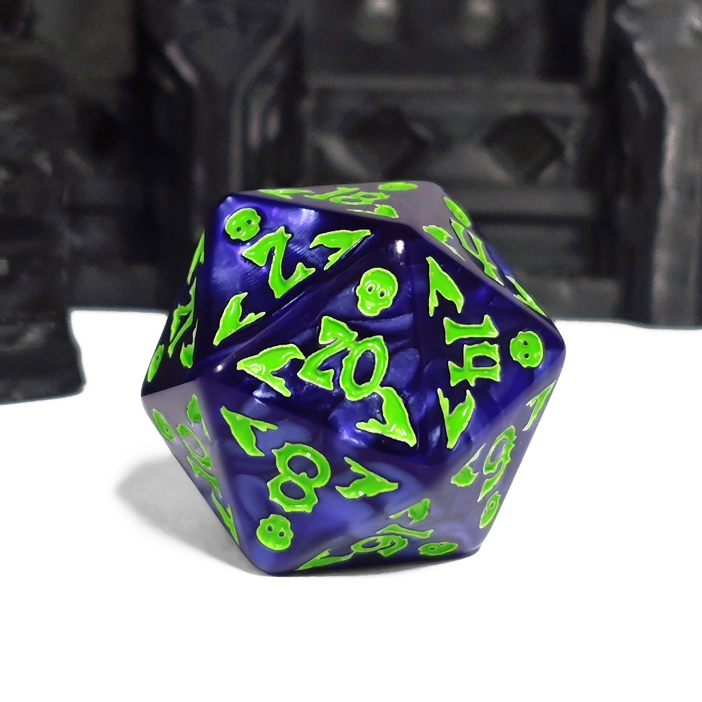 Set di Dadi Cthulhu Blu Scuro  - Dice Set Polyhedral recensione e prezzo