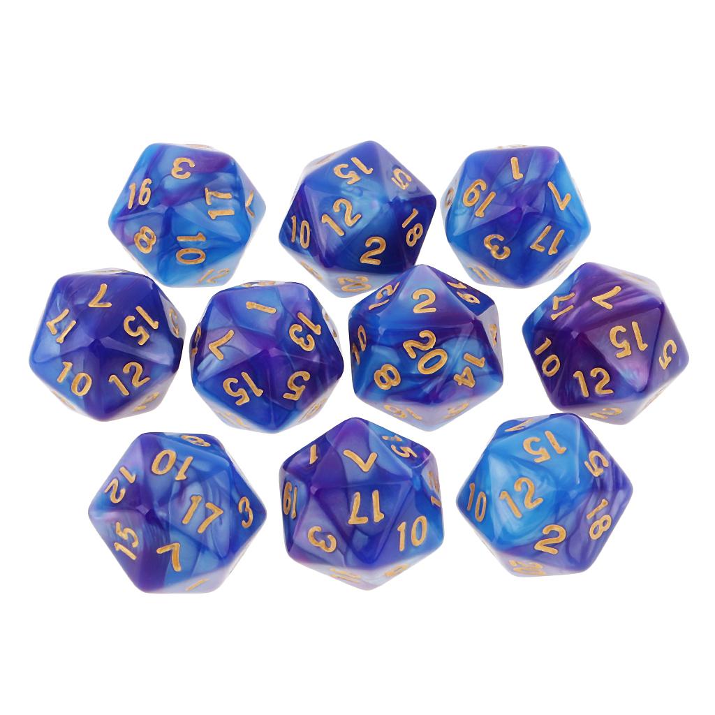 10 pezzi Dadi poliedrici a 20  - Board Game Digital recensione e prezzo
