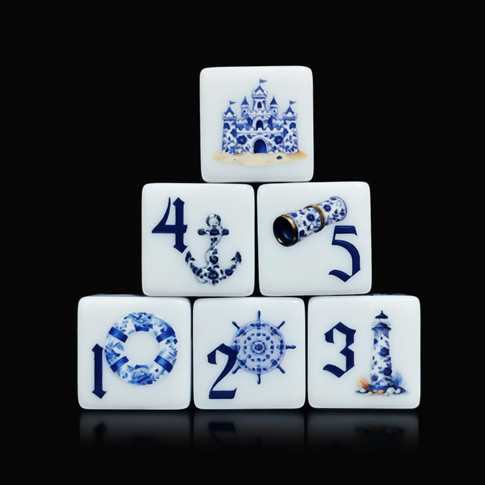 Set di 12 Dadi Acrilici Blu Na - Board Game Electronic Table recensione e prezzo
