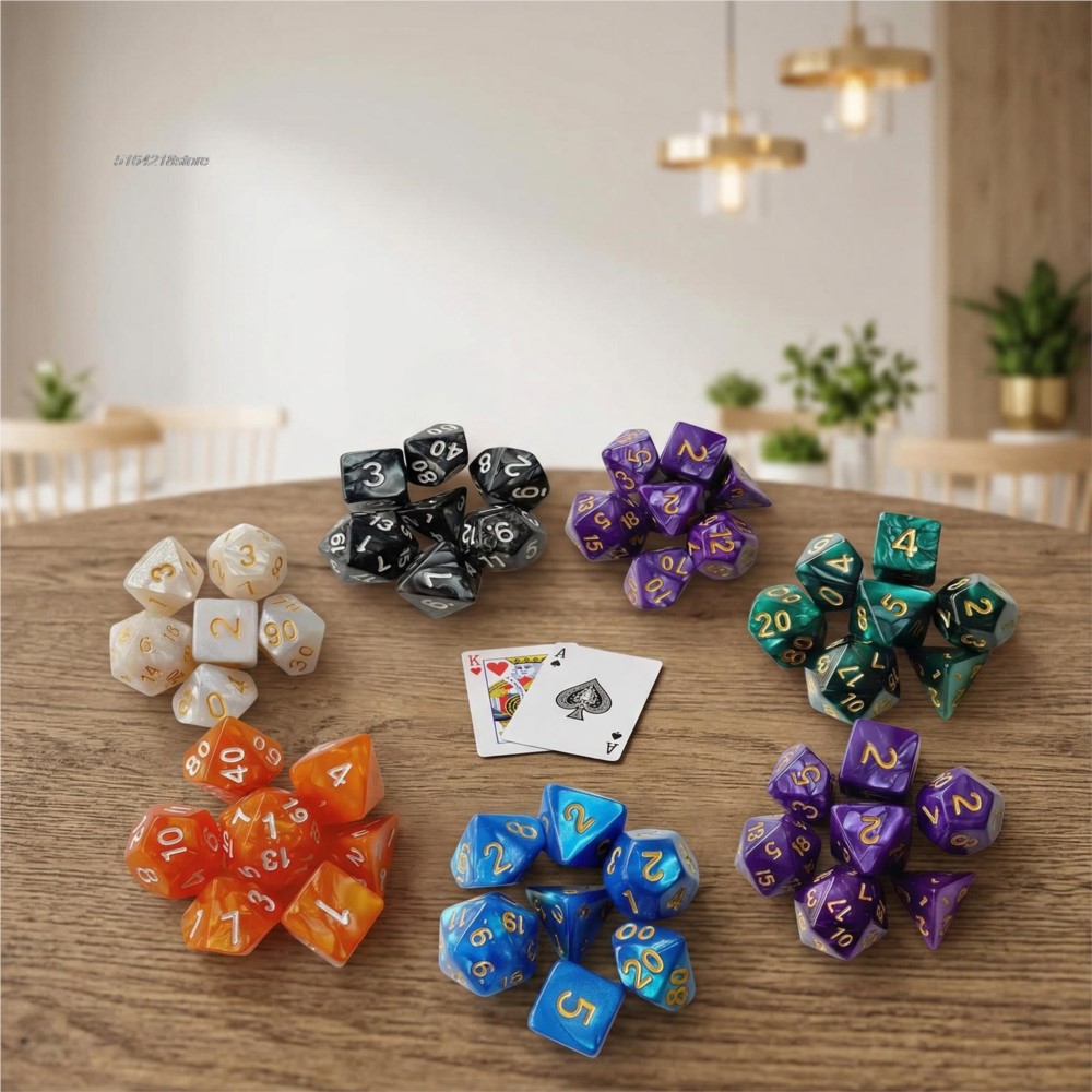Set di 7 Dadi Poliedrici a Tem - Board Game Economy recensione e prezzo