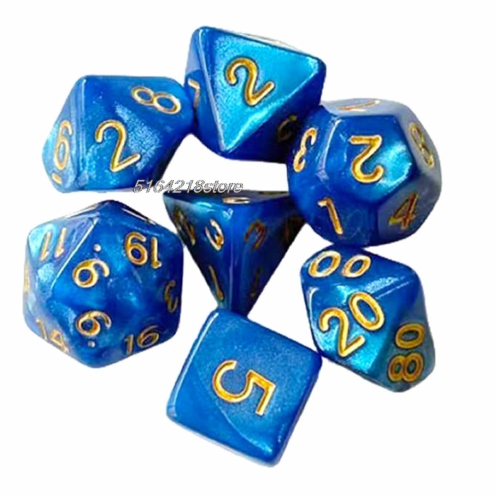 Set di 7 Dadi Poliedrici a Tem - Board Game Economy recensione e prezzo