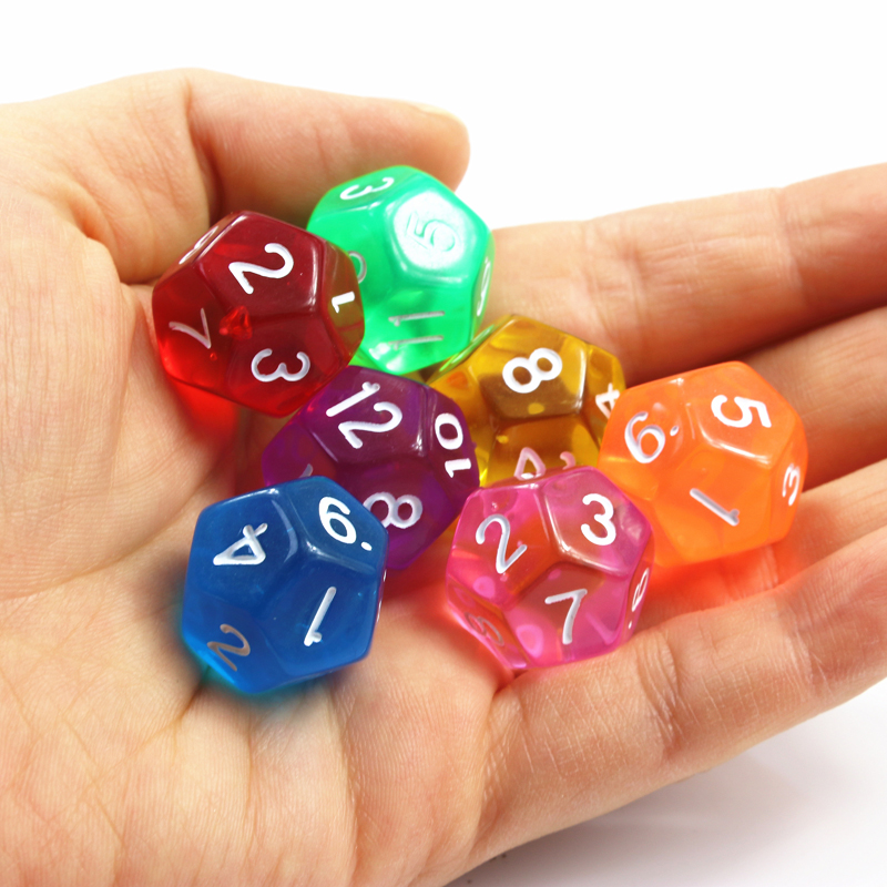 Set di dadi colorati trasparen - Board Game Digital recensione e prezzo