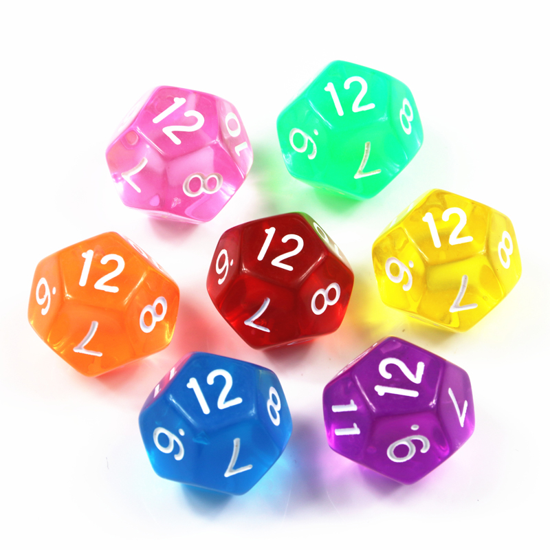 Set di dadi colorati trasparen - Board Game Digital recensione e prezzo