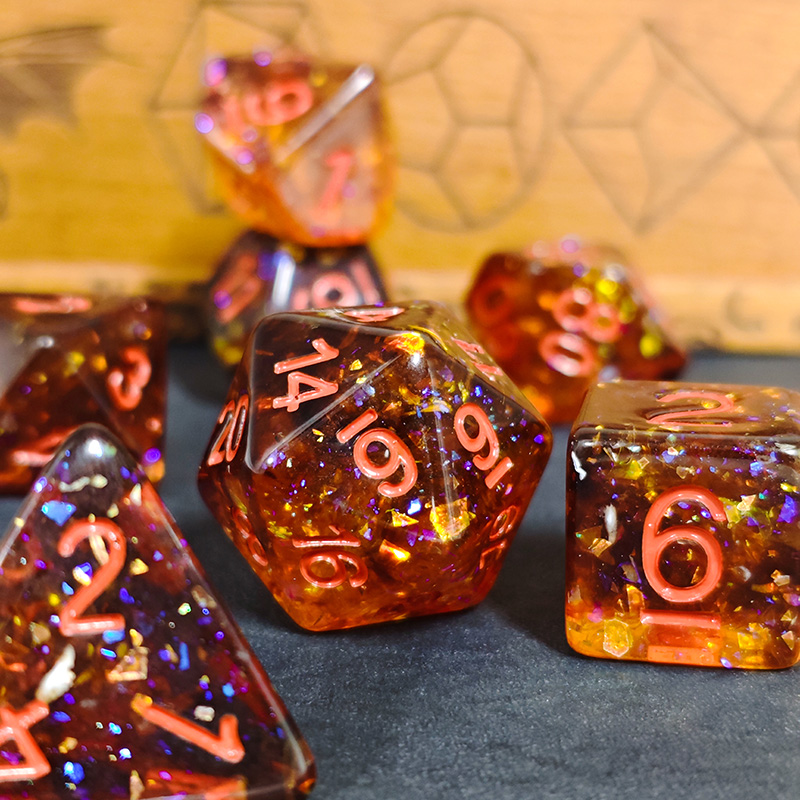 Set di Dadi Poliedrici in Resi - Dice Set Polyhedral recensione e prezzo